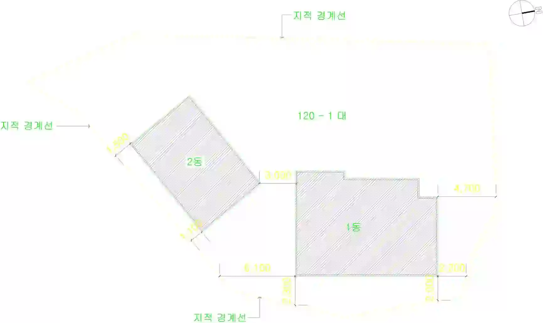 금당리 120-1 배치도 이미지